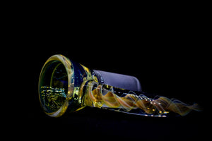 Waugh Street Glass - 4 Hole Fume Laticcino Horn Slide