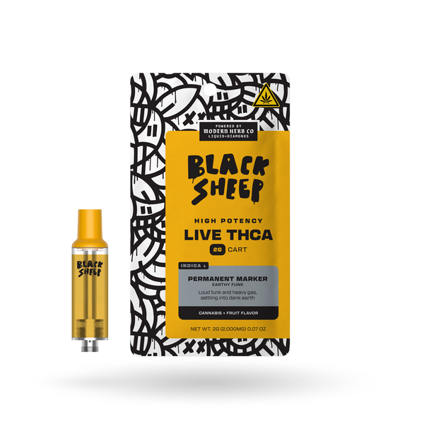 Liquid Diamonds Vape Cartridge: Permanent Marker (Indica), 2g