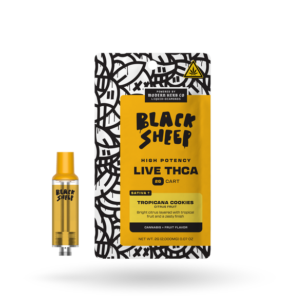 Liquid Diamonds Vape Cartridge: Tropicana Cookies (Sativa), 2g