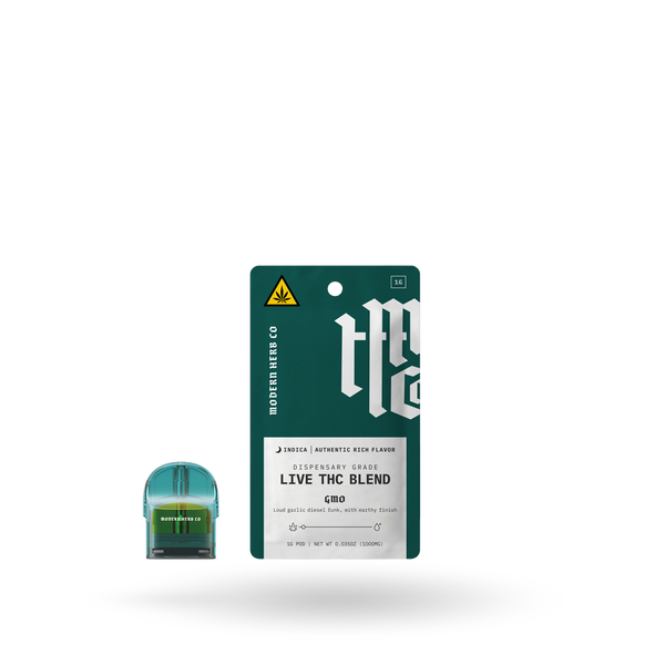 Live THC Pod Refill: GMO (Indica), 1g