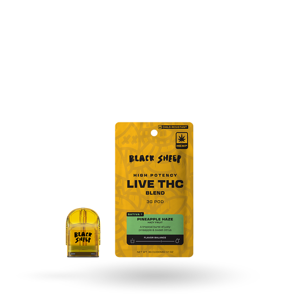 Live THC Blend Pod Refill: Pineapple Haze 3g