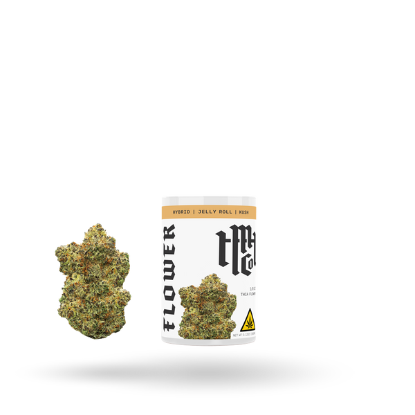 THCa Flower: Jelly Roll (Hybrid), 1/8oz
