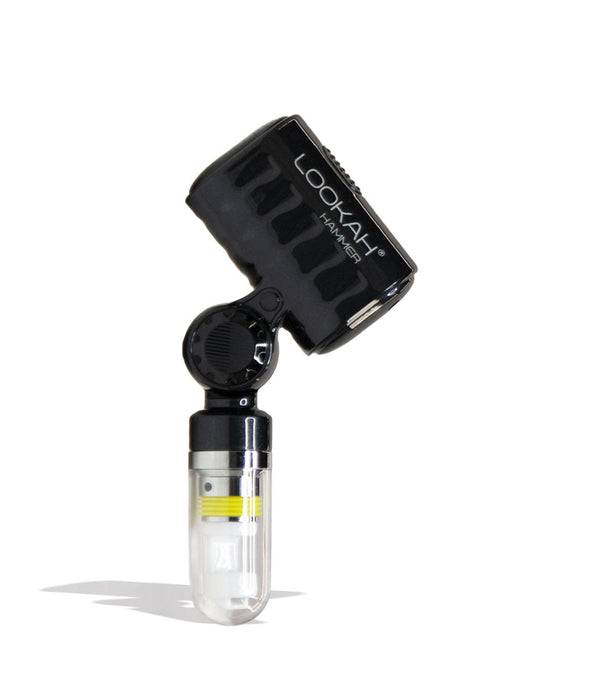 Portable Lookah Hammer Enail Banger with glass attachment for dabbing, designed for efficient vaporization and easy handling.