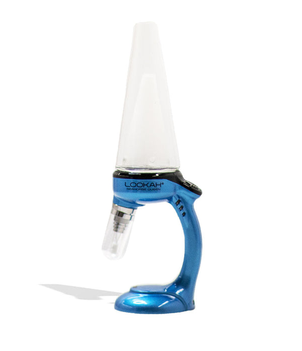 Lookah Seahorse Queen Electric Nectar Collector by EAV S&V with glass mouthpiece and electronic heating element for concentrates.