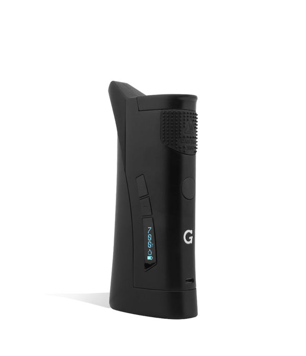 G Pen Roam vaporizer in sleek black with digital display and mouthpiece, designed for discreet herbal vaporization.