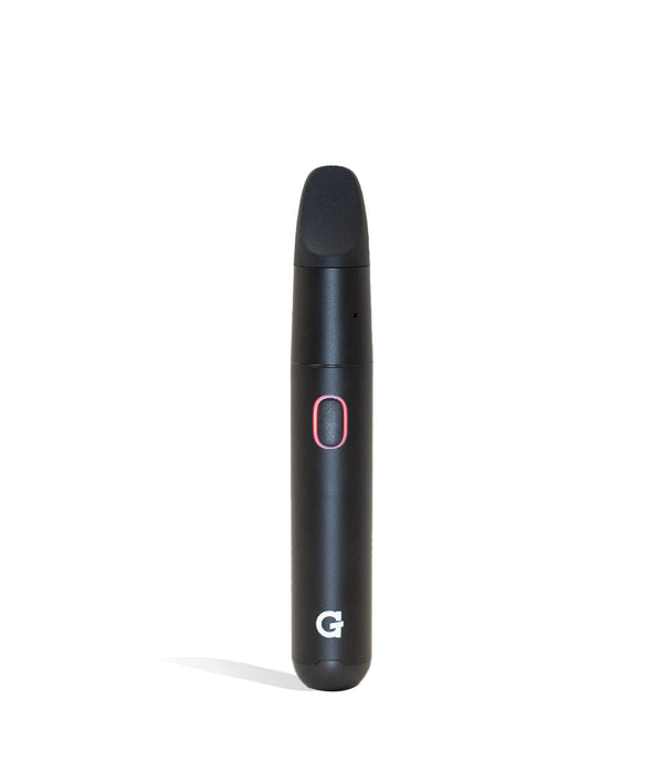 Portable G Pen Micro Plus vaporizer for concentrates, compact device with mouthpiece and control buttons, black finish.