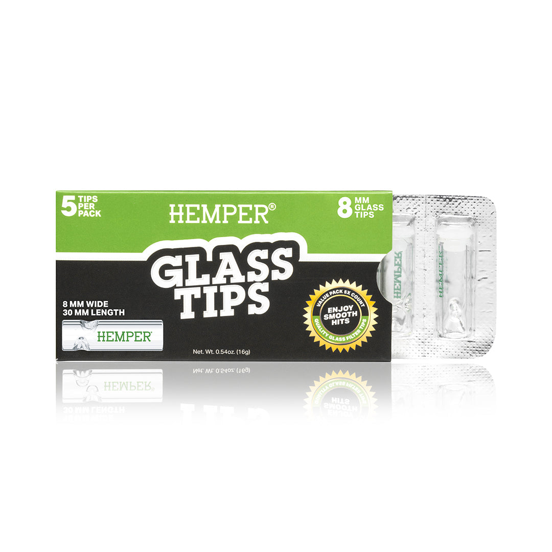 Glass Filter Tips 8mm | 5 Pack