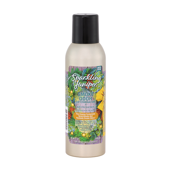 Smoke Odor Spray scent remover bottle with spray nozzle, designed to eliminate smoke odors effectively.