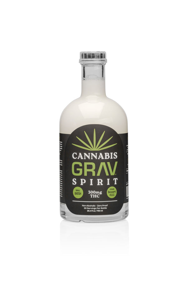 GRAV® Cannabis Spirit 300mg Natural, 750ml Bottle