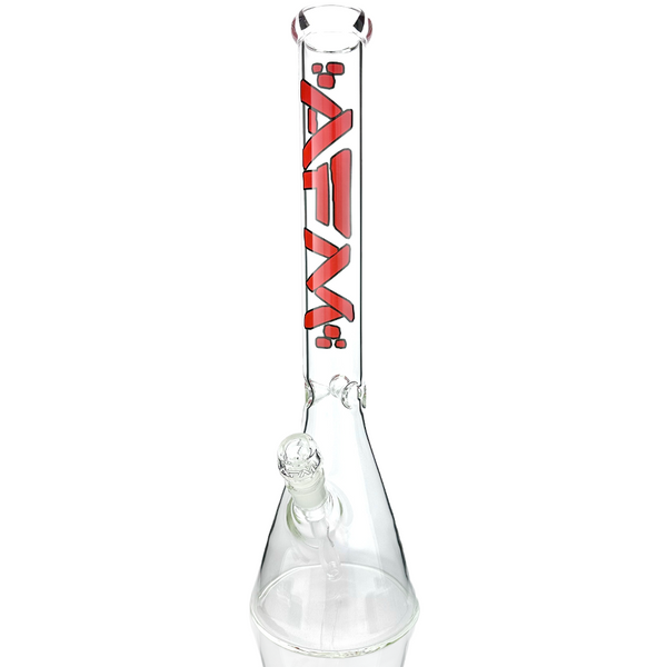 18" AFM Classic Clear Glass Beaker Bong — 5mm Thick