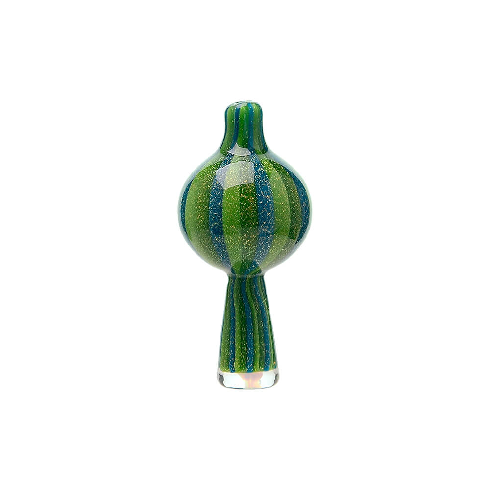 Calibear Green Dichro Cactus Carb Cap Encased W/ Opal