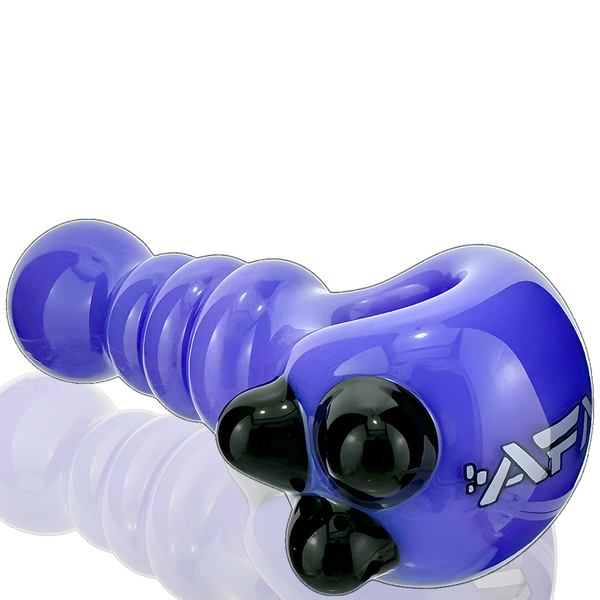 4" AFM Three Point Colored Borosilicate Glass Hand Pipe