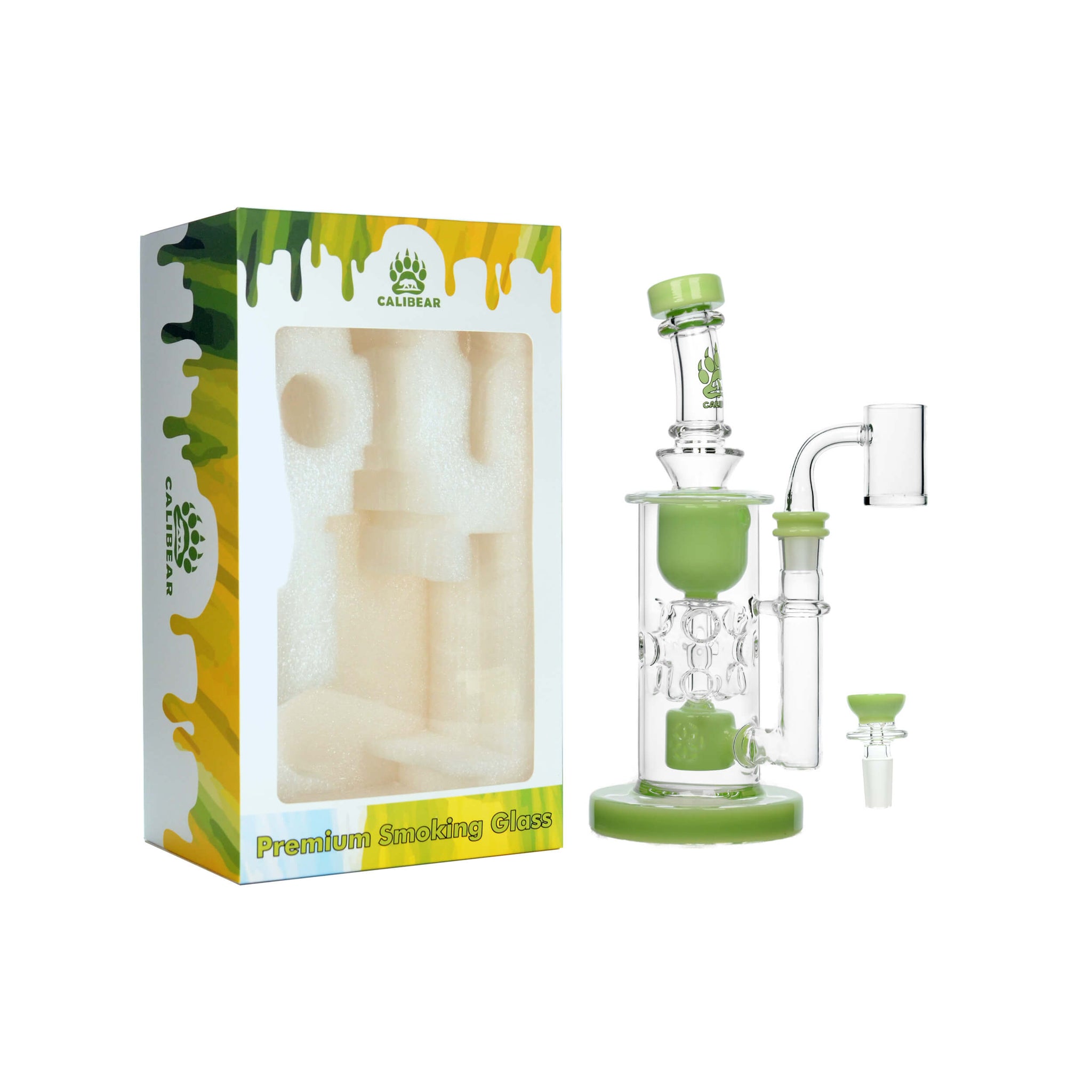 Calibear Straight Fab Torus Dab Rig | Seed of Life Perc