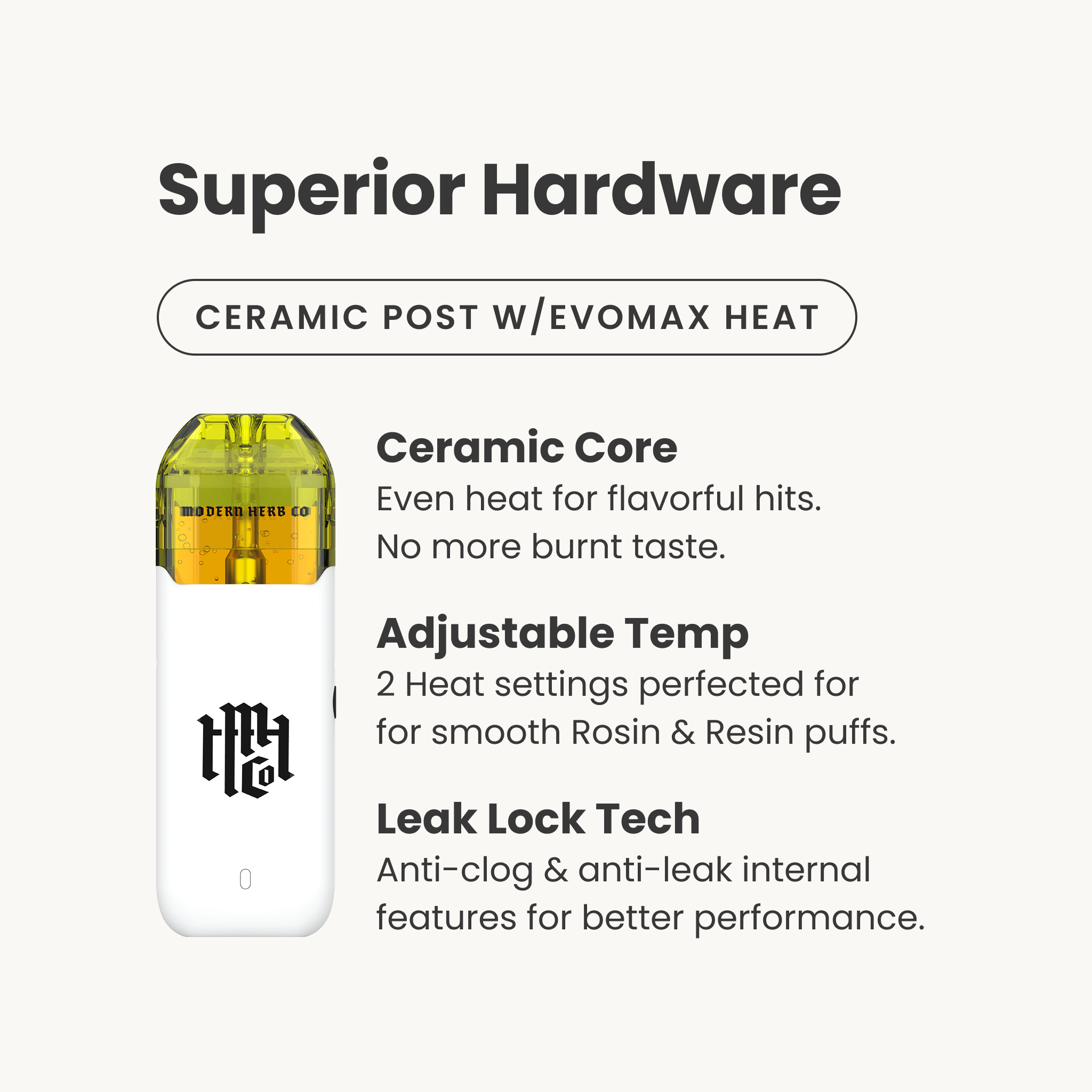 Live THC Pod Starter Kit: GMO (Indica), 1g