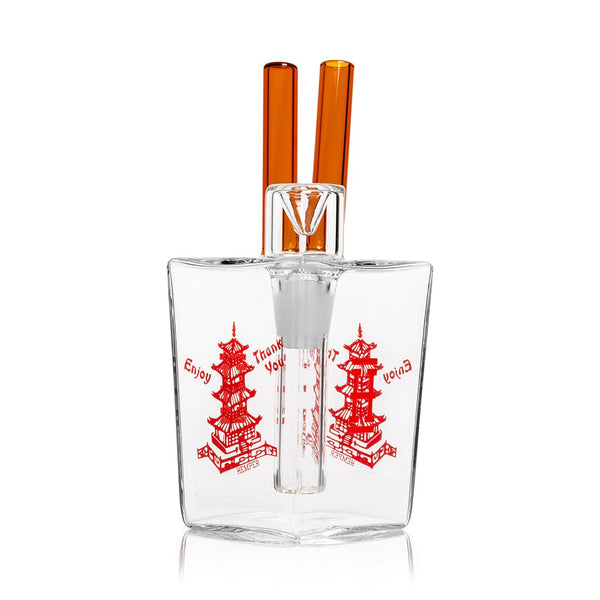 Hemper Chinese Takeout Glass Water Pipe