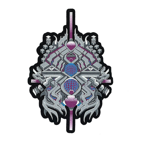 Sacred Solutions coaster by Mood Mats featuring a detailed design, perfect for protecting surfaces and adding artistic flair.