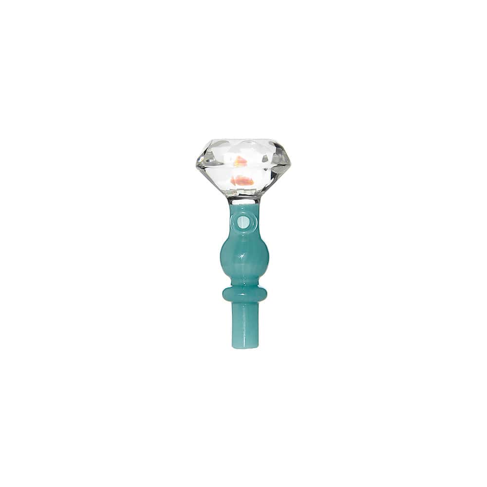 Diamond Facet Opal Joystick Carb Cap For Dr. Dabber Switch 2 | Calibear