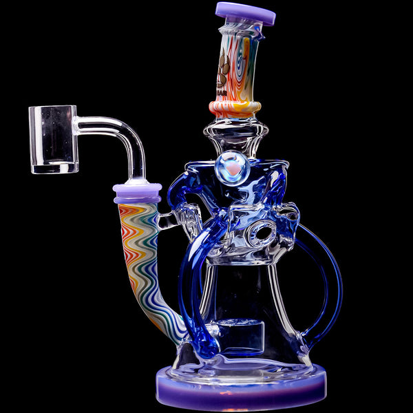 Calibear 8'' Continuum Seed Of Life Perc Recycler Dab Rig