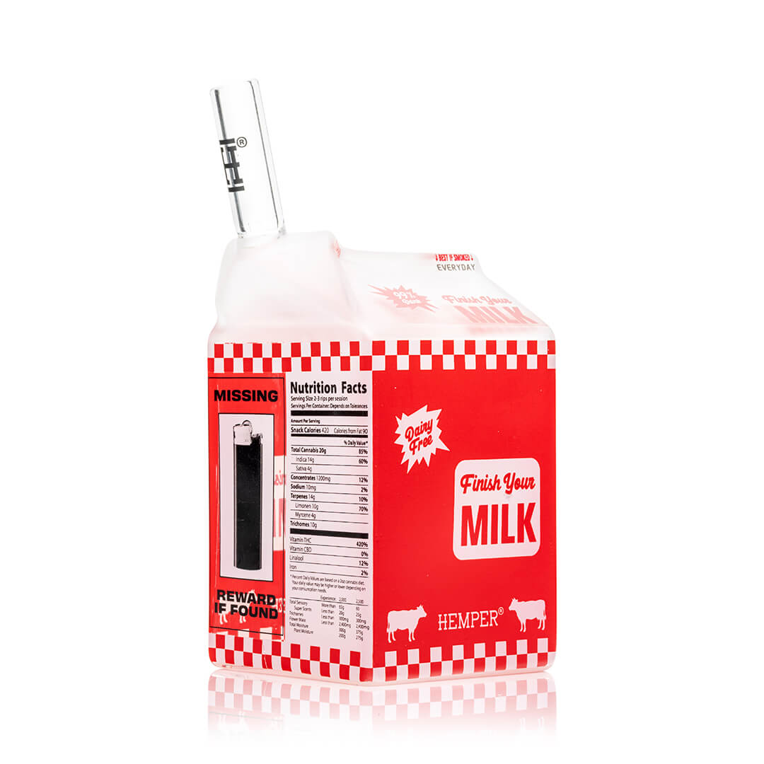 HEMPER - Weedies Milk Carton Bong