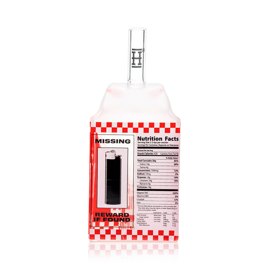 HEMPER - Weedies Milk Carton Bong