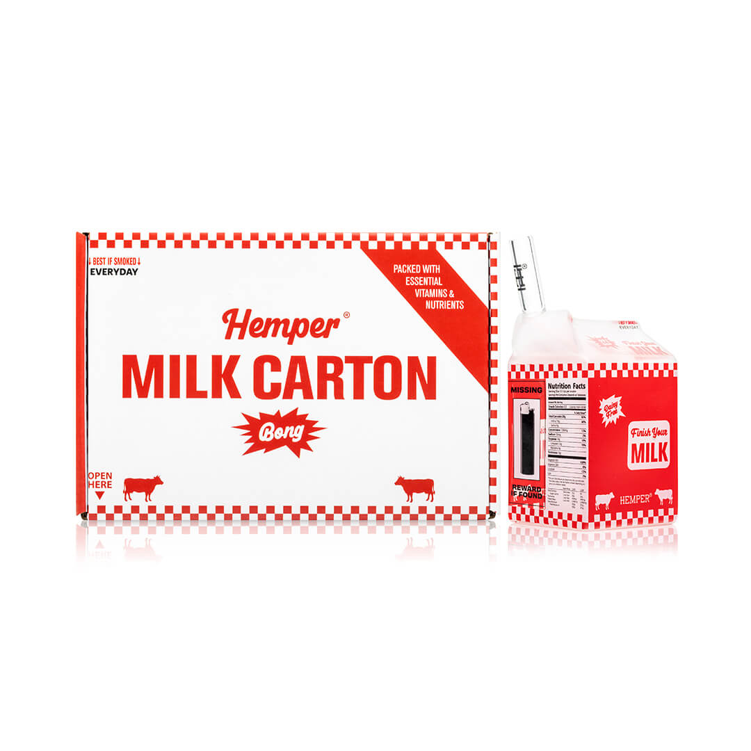 HEMPER - Weedies Milk Carton Bong