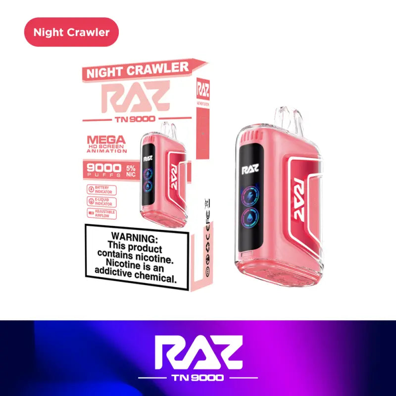 Raz Vape Non Nicotine Raz TN9000 Disposable 5% Raz Vape Non Nicotine Raz TN9000 Disposable 5%