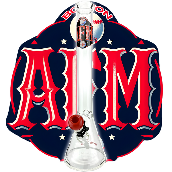 18" Boston 5mm Beaker Bong Bundle