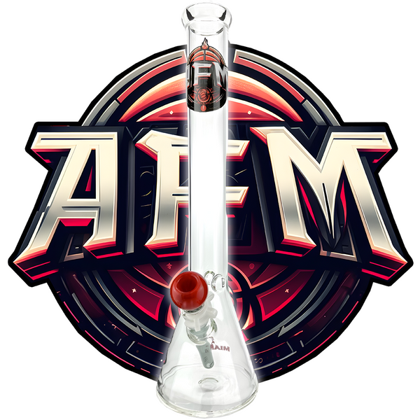 18" Miami 5mm Beaker Bong Bundle