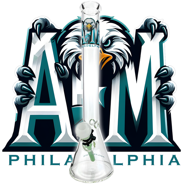 18″ Philadelphia City Beaker Bong Bundle