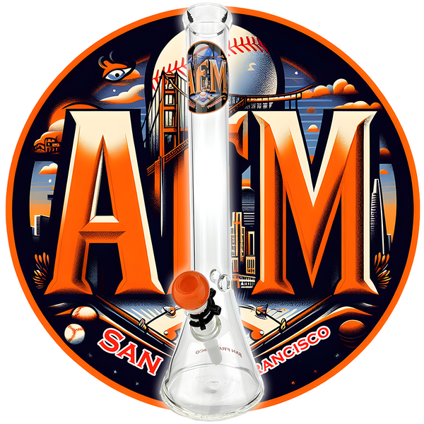 18" San Fran Ball 5mm Beaker Bong Bundle
