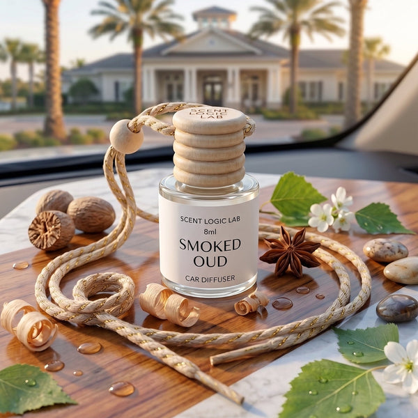 Luxury Car Diffuser — Nature Scents, 8ml Refillable, Long-Lasting Fragrance