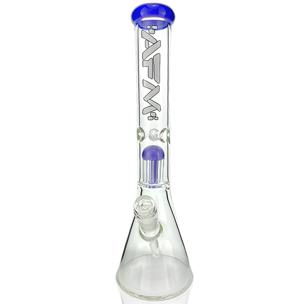 18" AFM Hitter Single Arm Perc 7mm Glass Beaker Bong