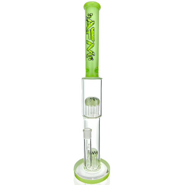 AFM 19″ Double Hitter Reversal Straight Tube Bong