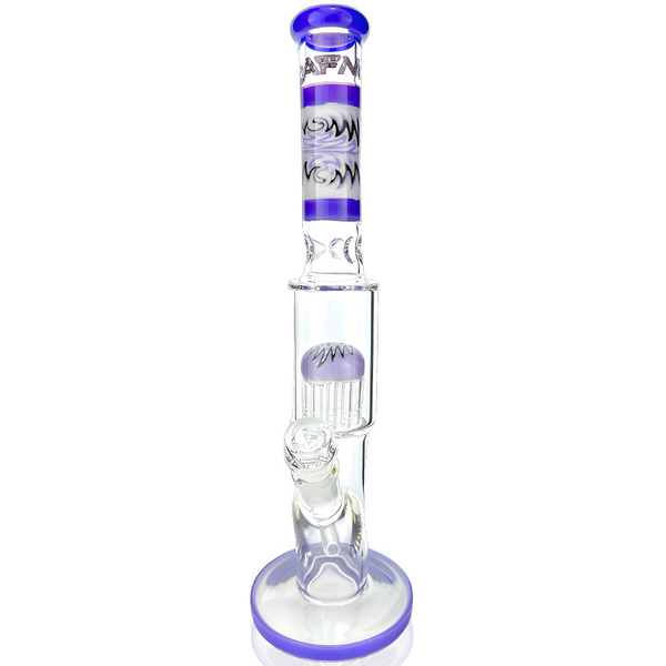 18" AFM Reversal Glass Straight Tube Dab Rig, Borosilicate straight tub