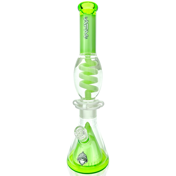 16″ AFM UFO Pyramid Freezable Coil Beaker Bong, Glycerin Coil