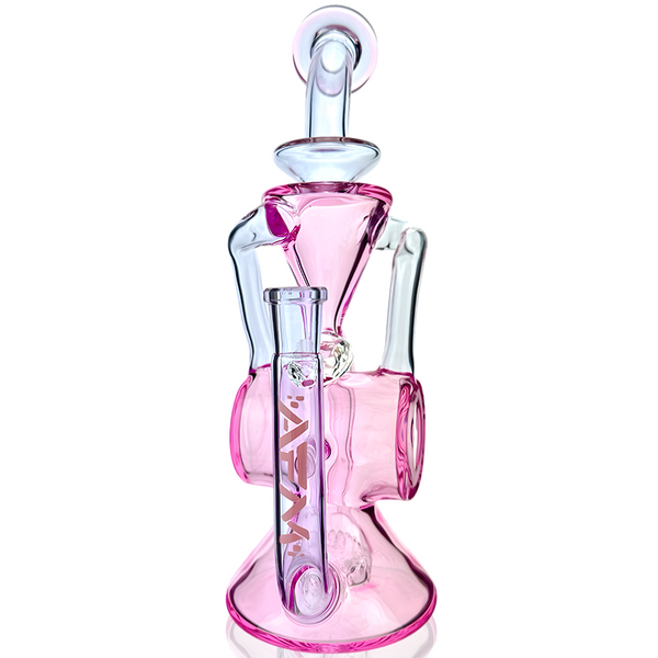 10" AFM Barrel Blaster Colored Glass Recycler Dab Rig