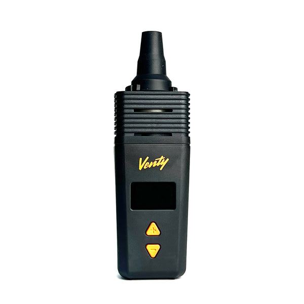 Venty Vaporizer 3-in-1 silicone water pipe adapter from The Stash Shack, showing flexible silicone material and multiple connection ports.