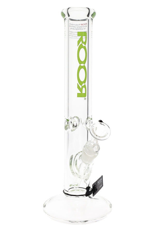 ROOR 14″ Straight Tube Bong – 7 mm Thick – Ice Pinch