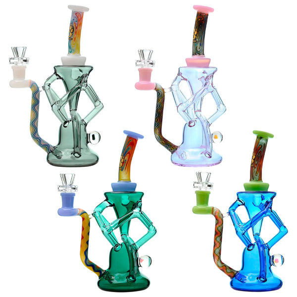 Cailbear Quad Wigwag Recycler With Opal