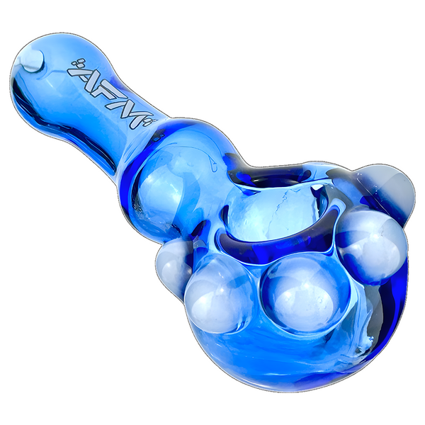 4" AFM Spikey Colored Borosilicate Glass Hand Pipe