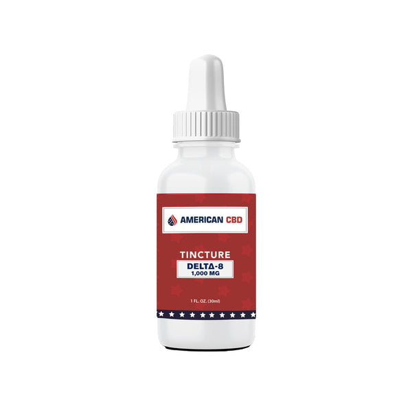 American CBD Delta-8 Tincture: 1,000mg (Strong)