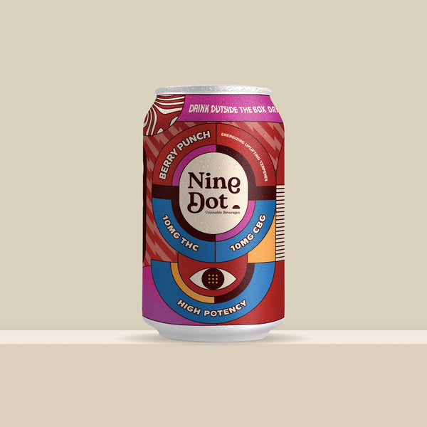 Nine Dot THC Drink- Berry 10mg