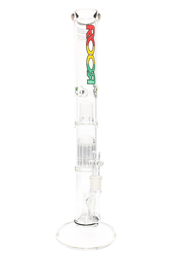 ROOR Tech Stemless Straight Tube Bong – Multi Percs – 18″ – 5 mm