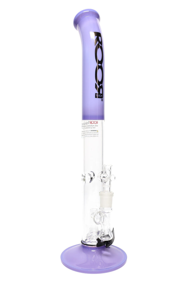 ROOR Tech Bent-Neck Stemless Straight Tube Bong – 18″