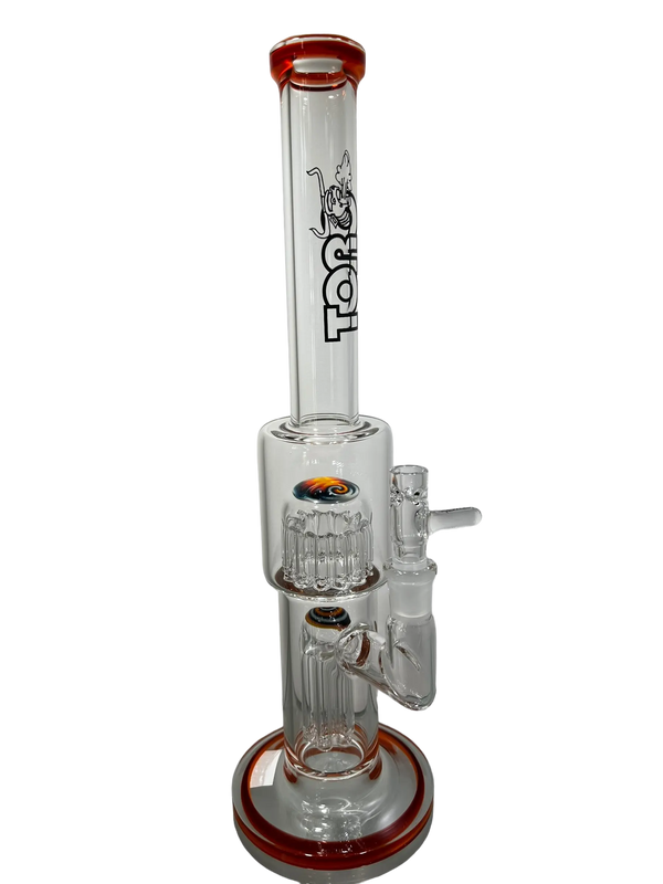 Green Toro Glass Mini 7/13 arm for vaporizer, featuring a 14mm connection, from East Atlanta Village Smoke, Vape, and CBD.