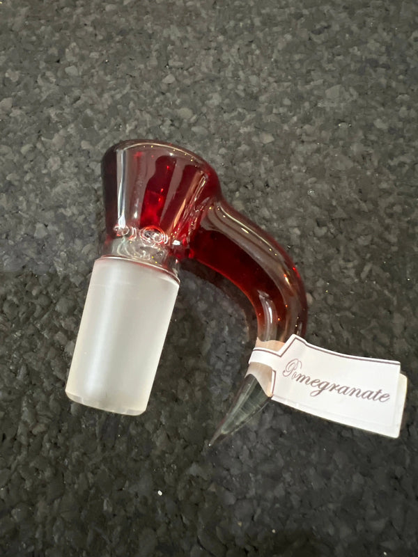East Atlanta Village Smoke Sovereignty Glass Slide FA, clear glass slide for vaping or CBD use, with intricate design details.