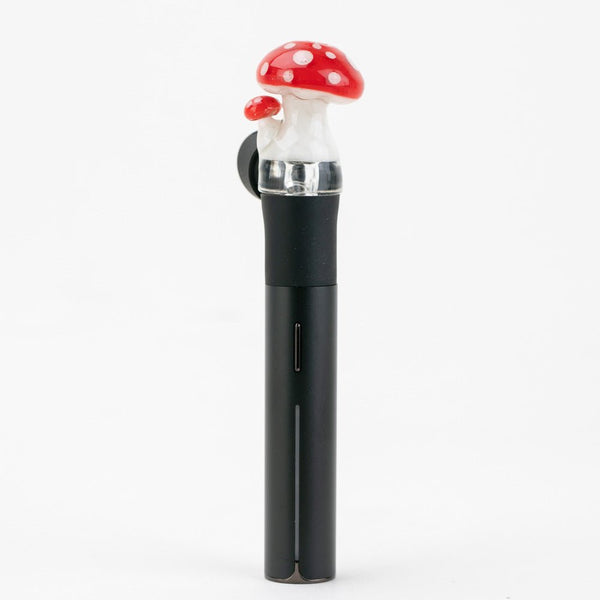 Empire Glassworks Puffco Pivot Glass Mouthpiece - Red Mushroom