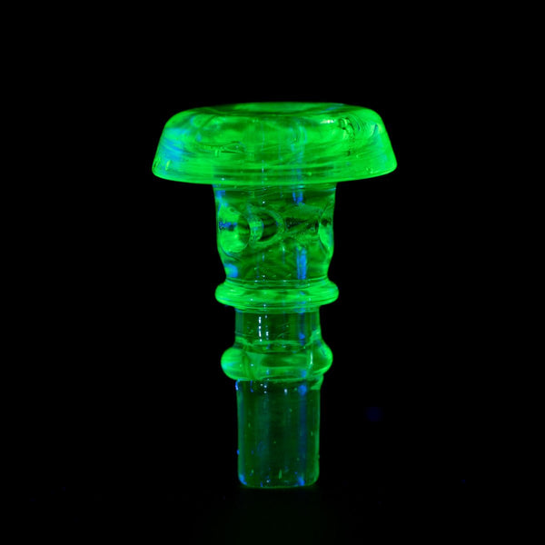 Empire Glassworks PuffCo Peak Pro 3D XL Chamber Glass Joystick Cap - UV Illuminati