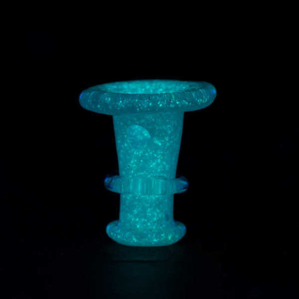 Empire Glassworks PuffCo 'New Peak' & Proxy Glass Joystick Cap - Glow in the Dark
