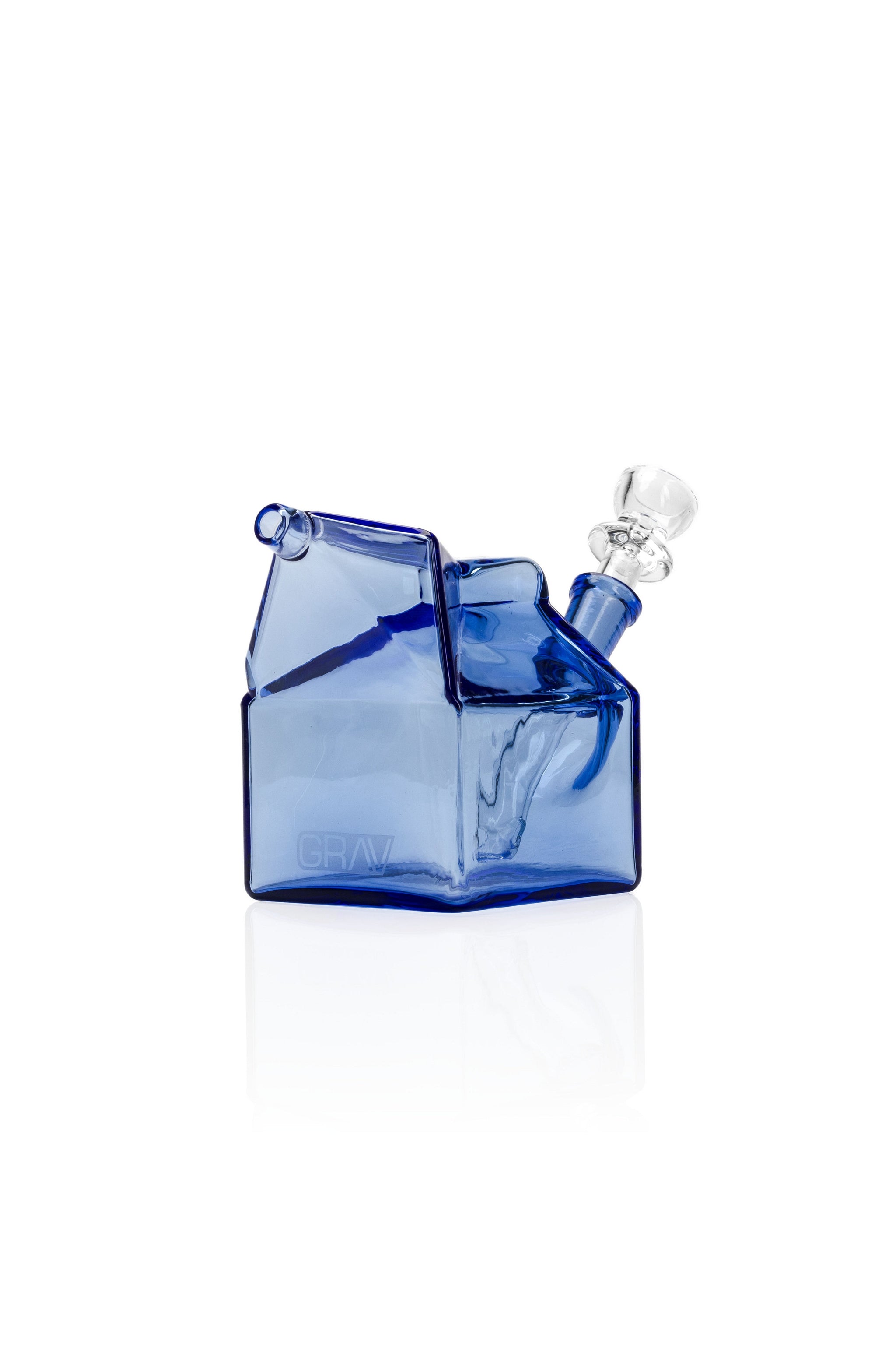 Colorful GRAV Milk Carton bubbler in assorted vibrant colors, made by GRAV, with a playful milk carton design.